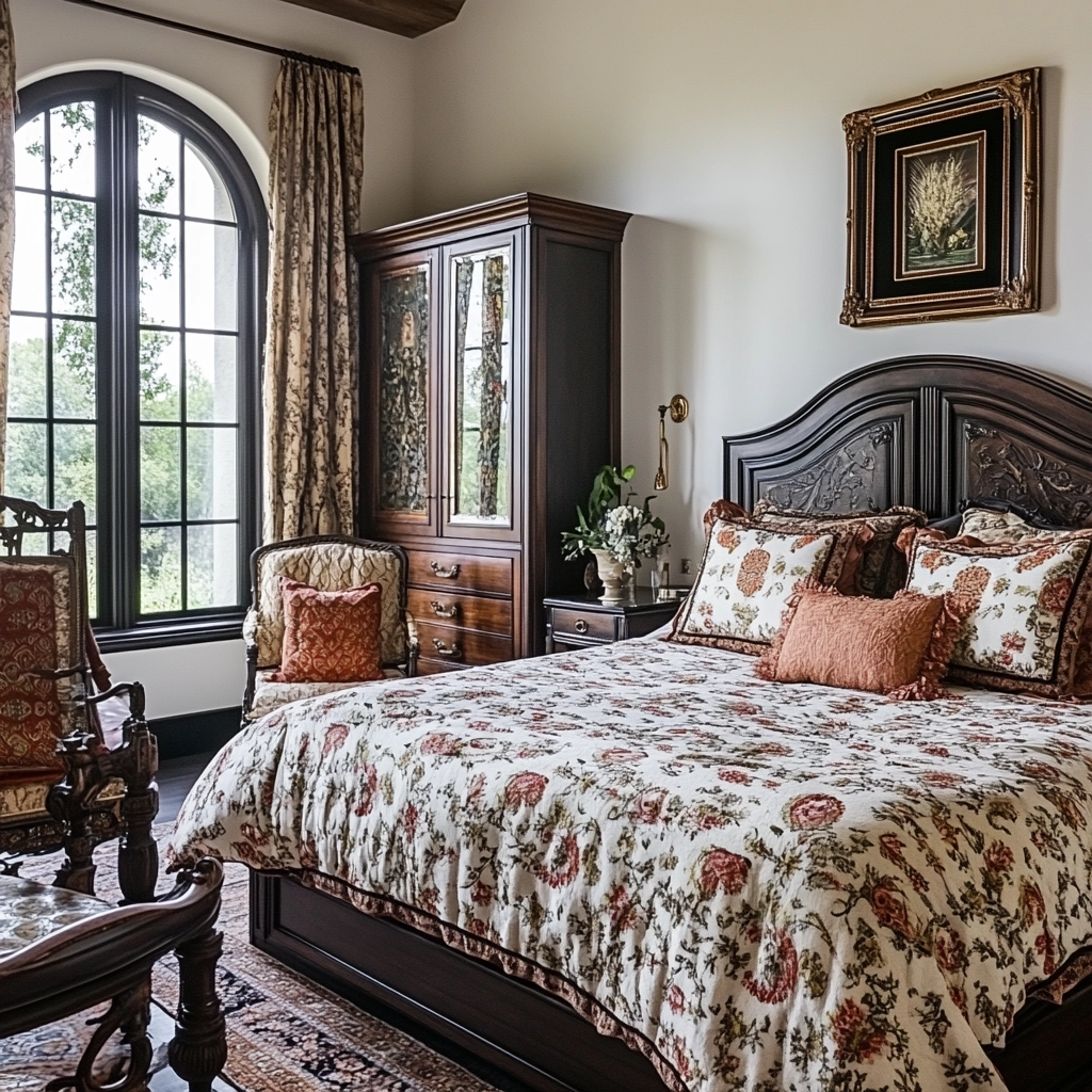 farmhouse bedroom bedding 17