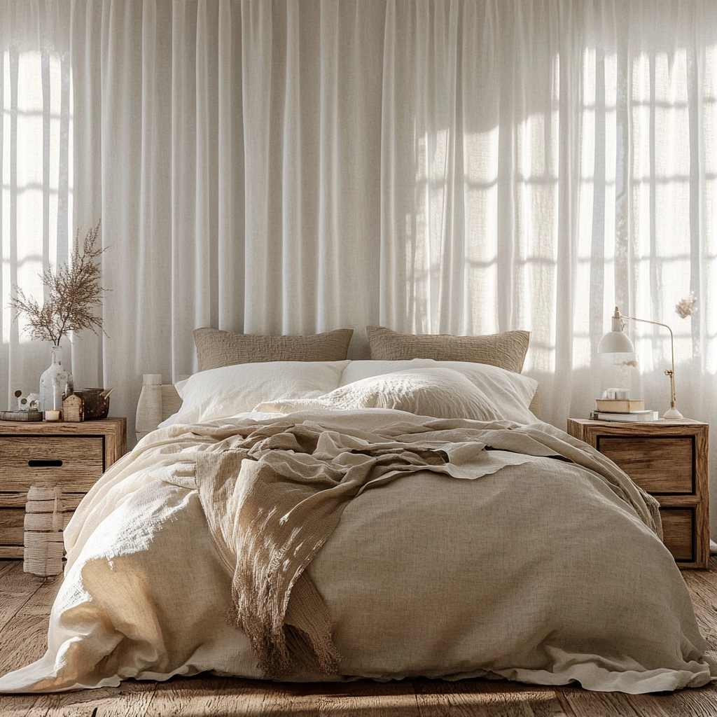 farmhouse bedroom bedding 2