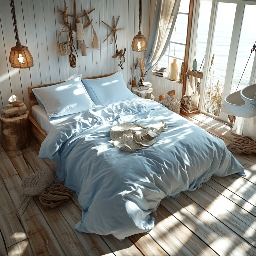 farmhouse bedroom bedding 29