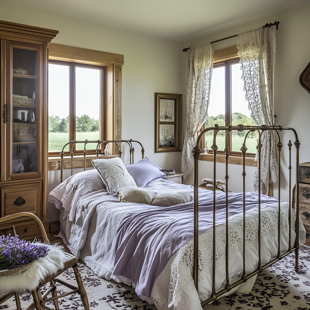 farmhouse bedroom bedding 43
