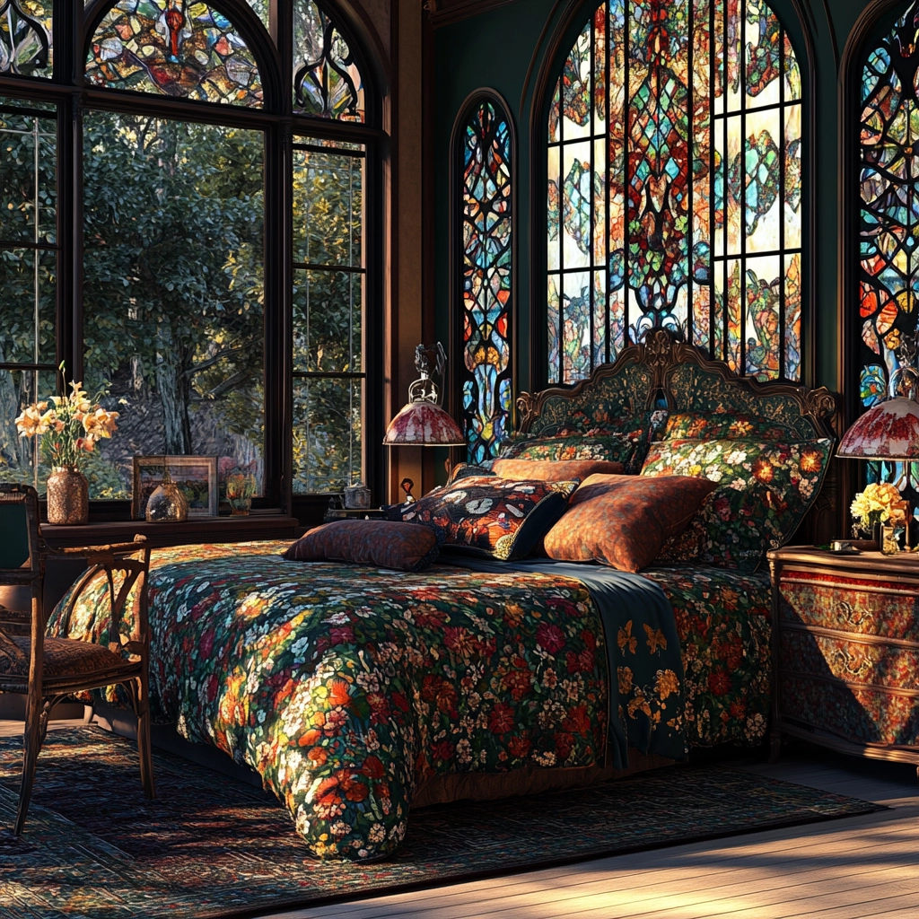 farmhouse bedroom bedding 68