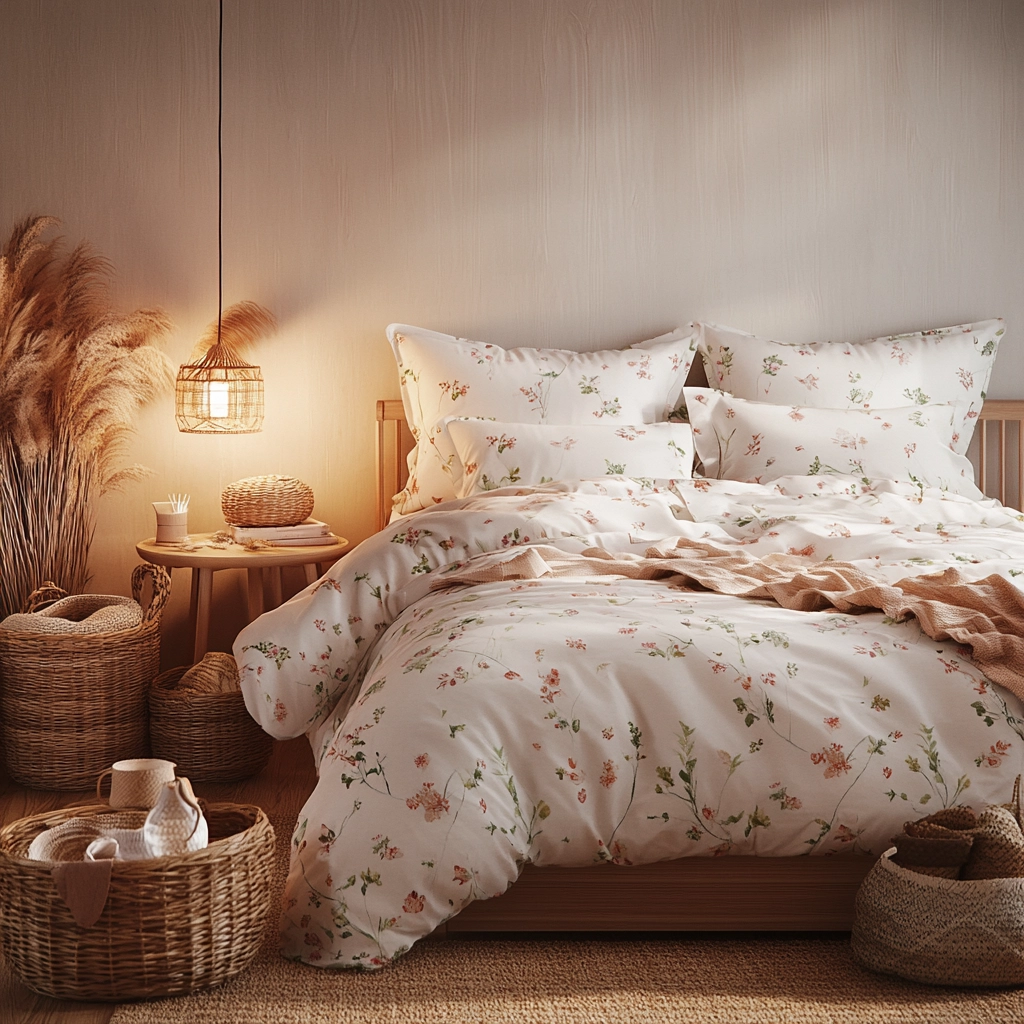 farmhouse bedroom bedding 7