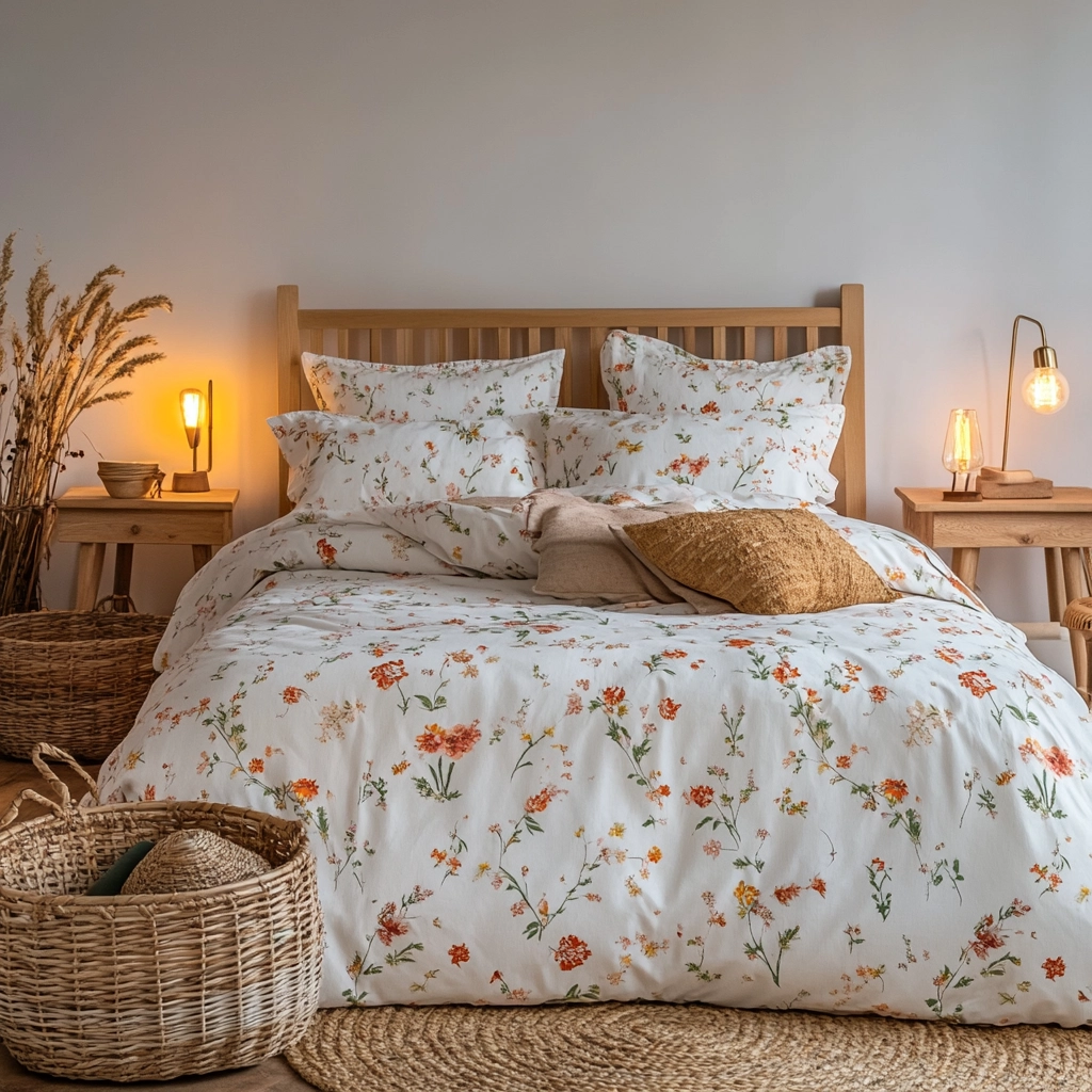 farmhouse bedroom bedding 8