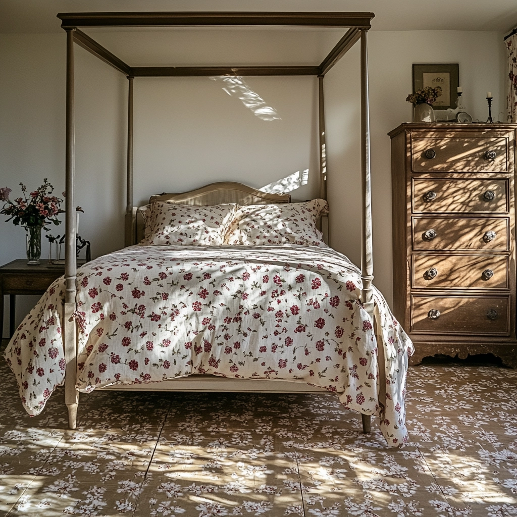 farmhouse bedroom bedding ideas 10