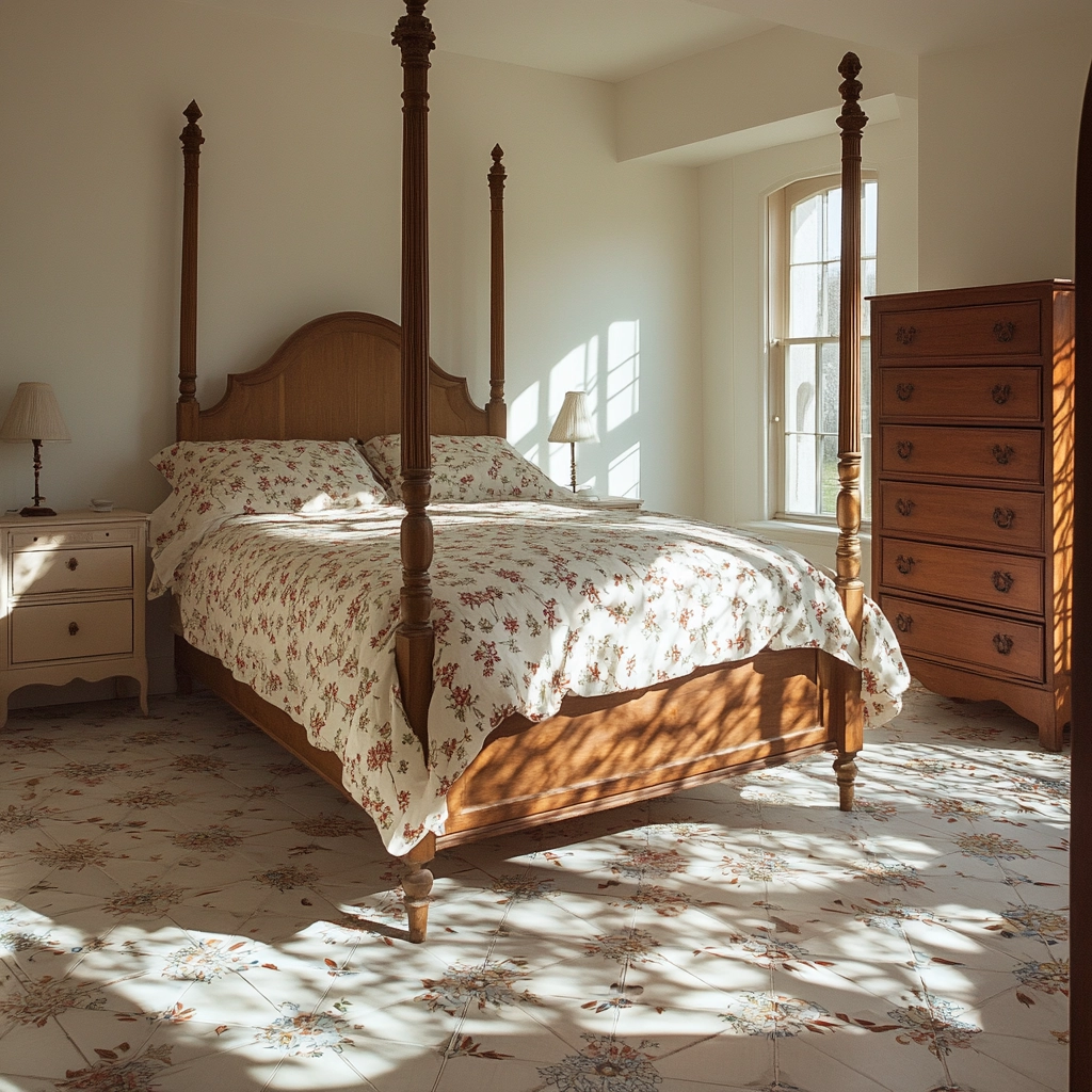 farmhouse bedroom bedding ideas 12
