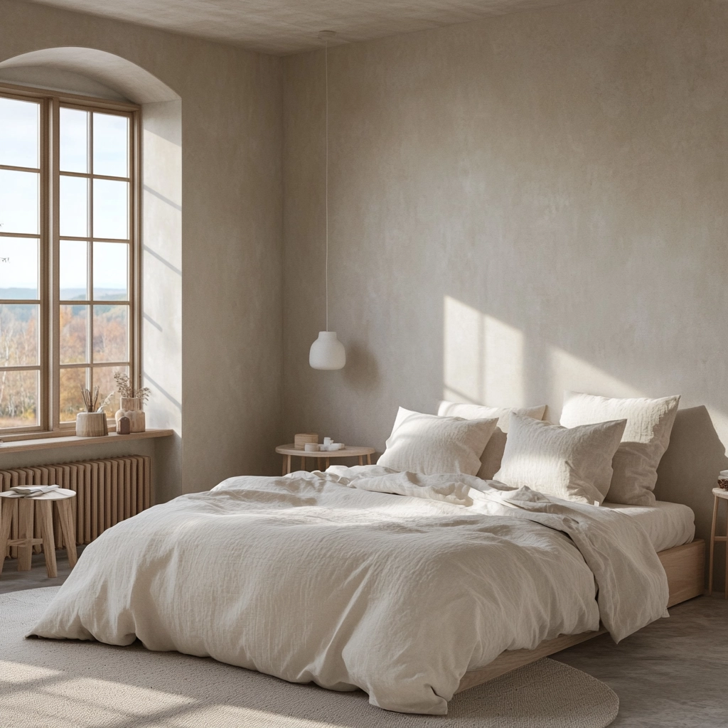 farmhouse bedroom bedding ideas 15