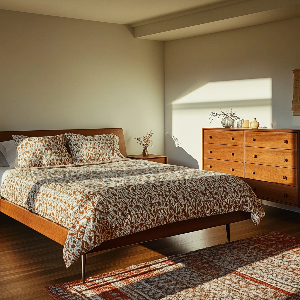 farmhouse bedroom bedding ideas 42