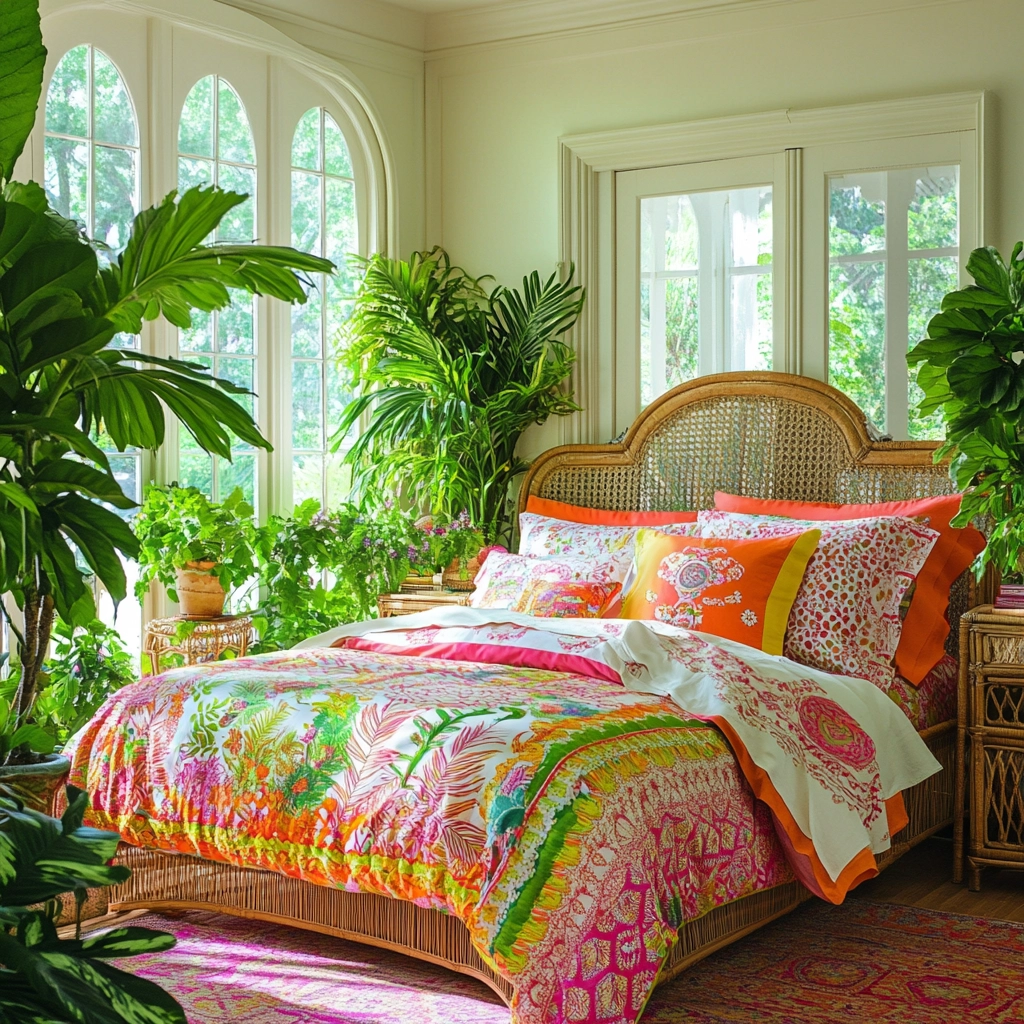 farmhouse bedroom bedding ideas 56