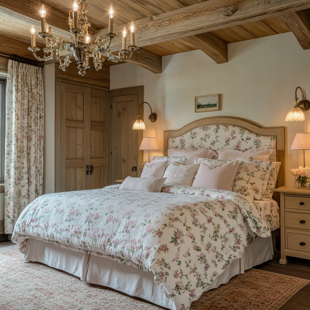 farmhouse bedroom bedding ideas 57