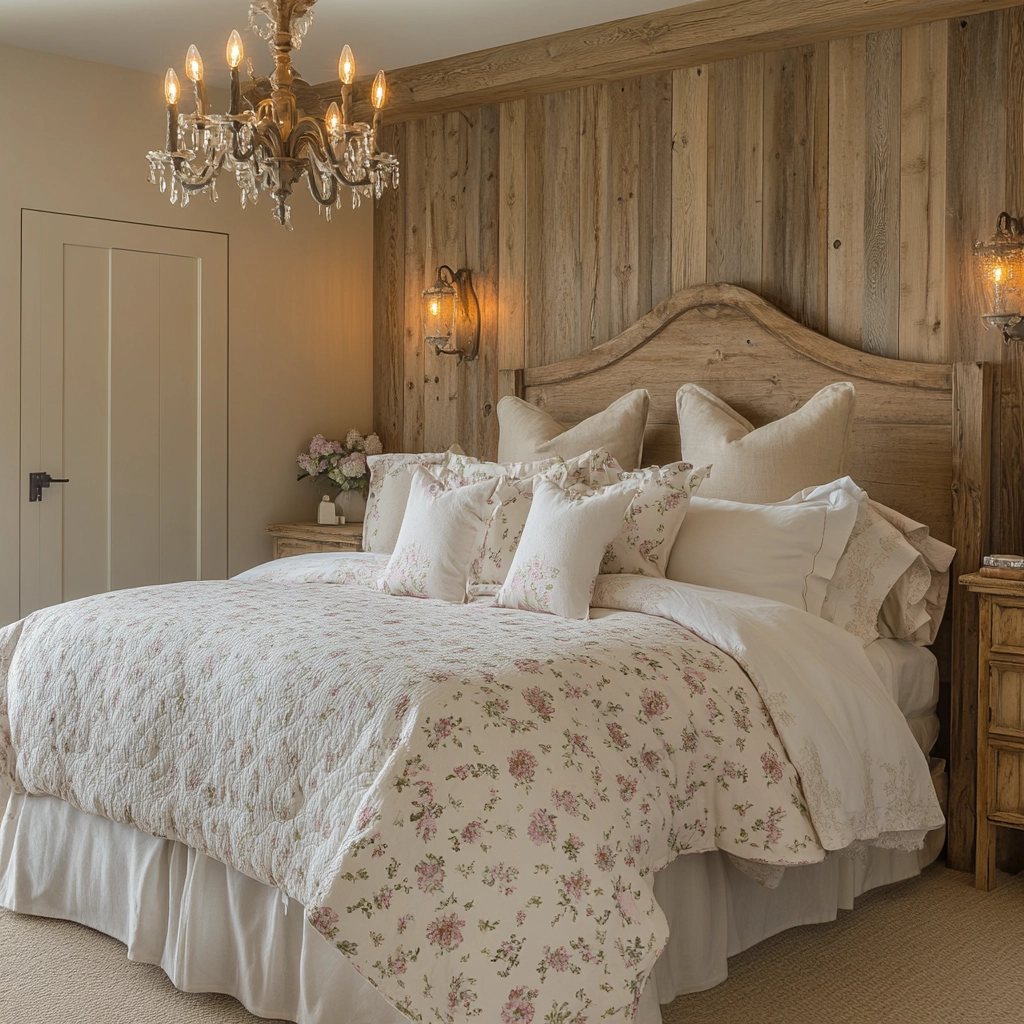 farmhouse bedroom bedding ideas 60