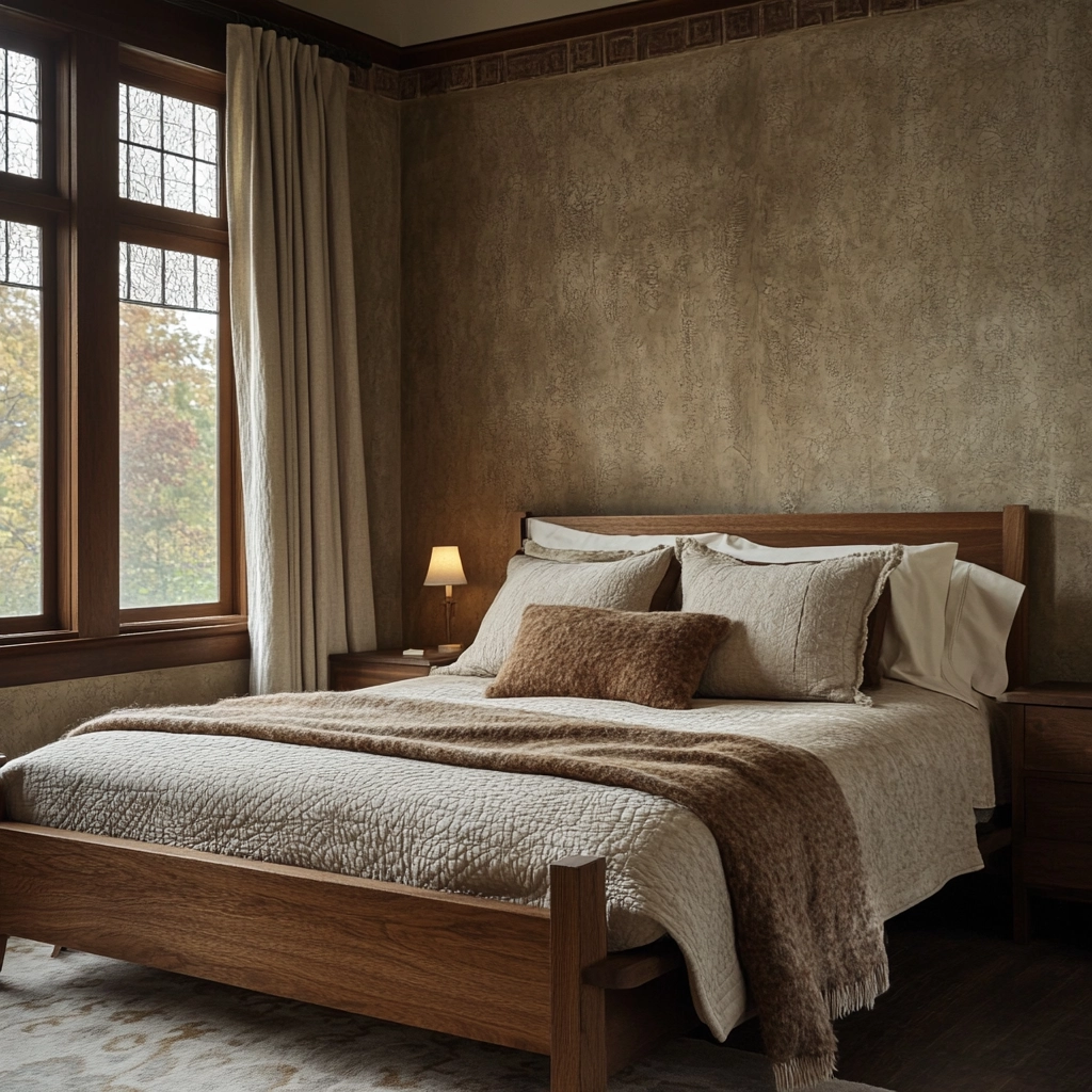 farmhouse bedroom bedding ideas 68