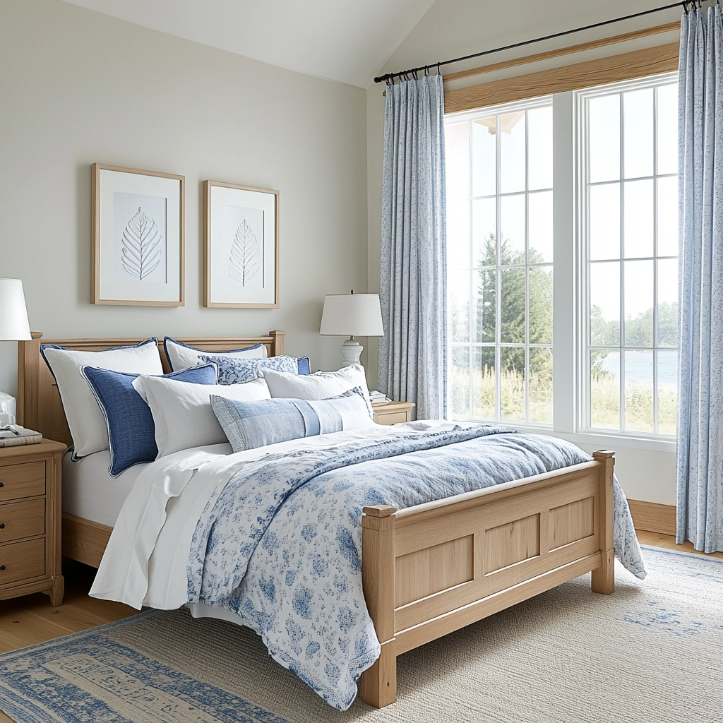 farmhouse bedroom bedding ideas 69