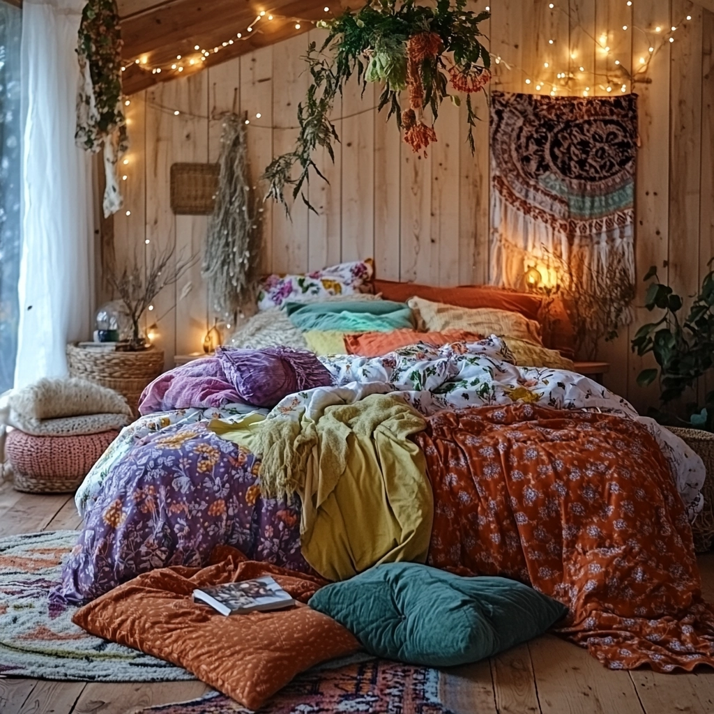 farmhouse bedroom bedding ideas 73