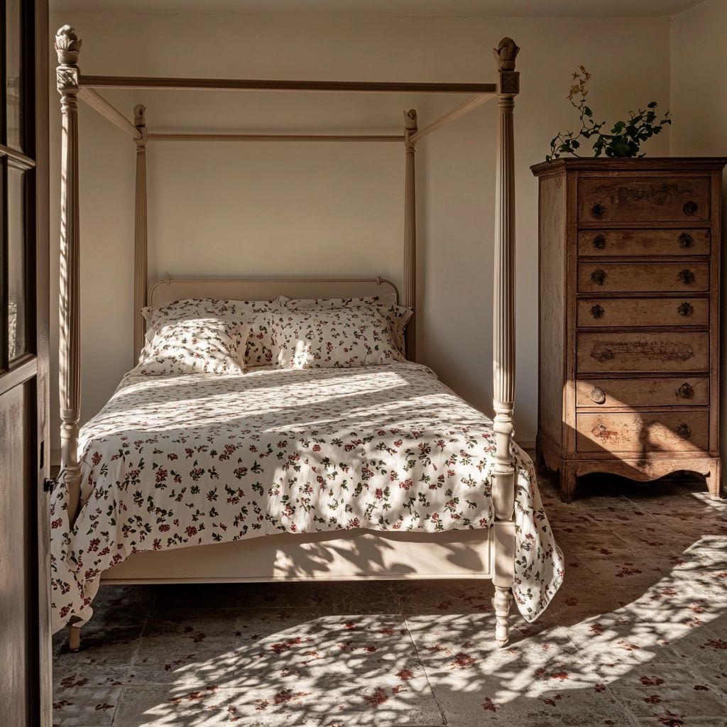 farmhouse bedroom bedding ideas 9