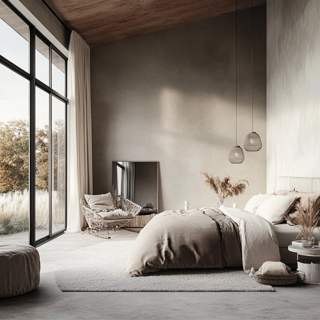 farmhouse bedroom color palette 41