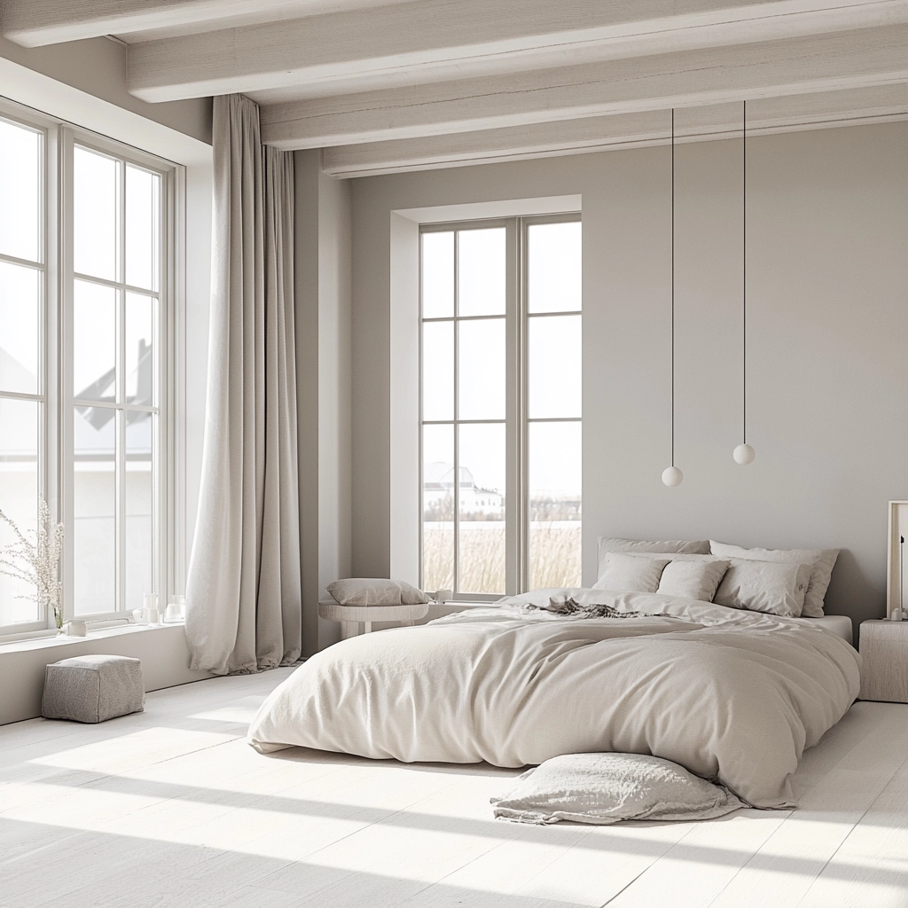 farmhouse bedroom color palette 44