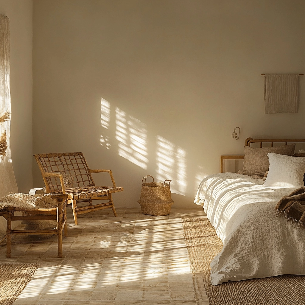 farmhouse bedroom color scheme 12