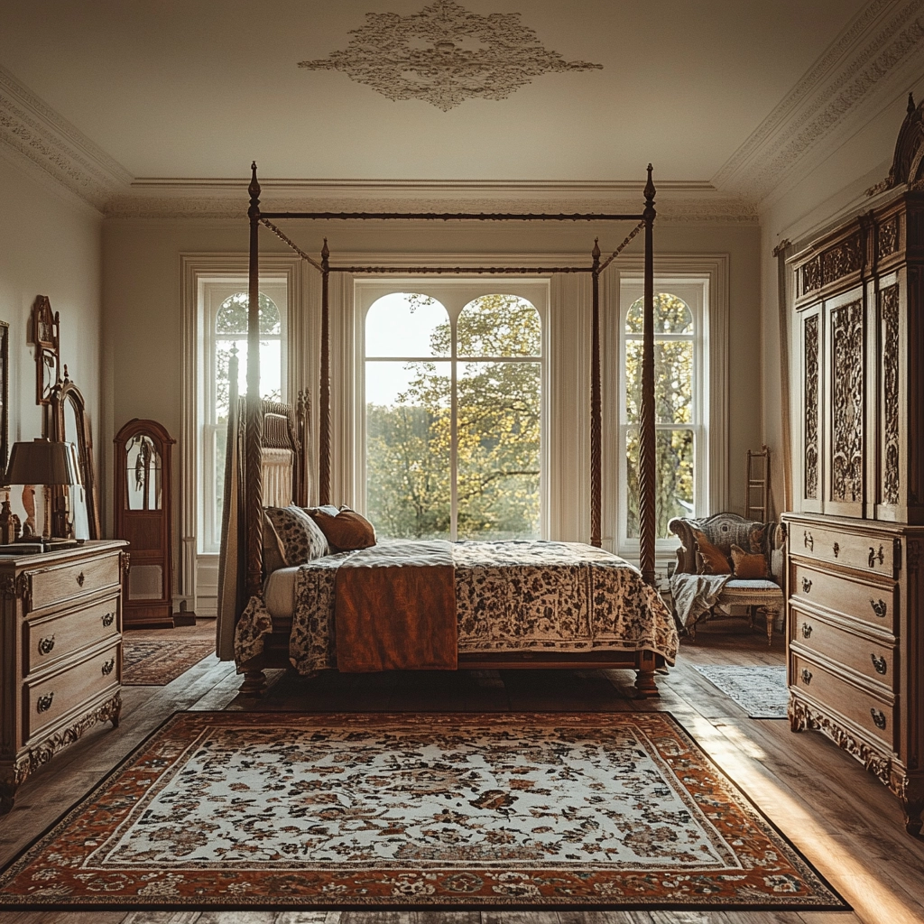 farmhouse bedroom color scheme 15