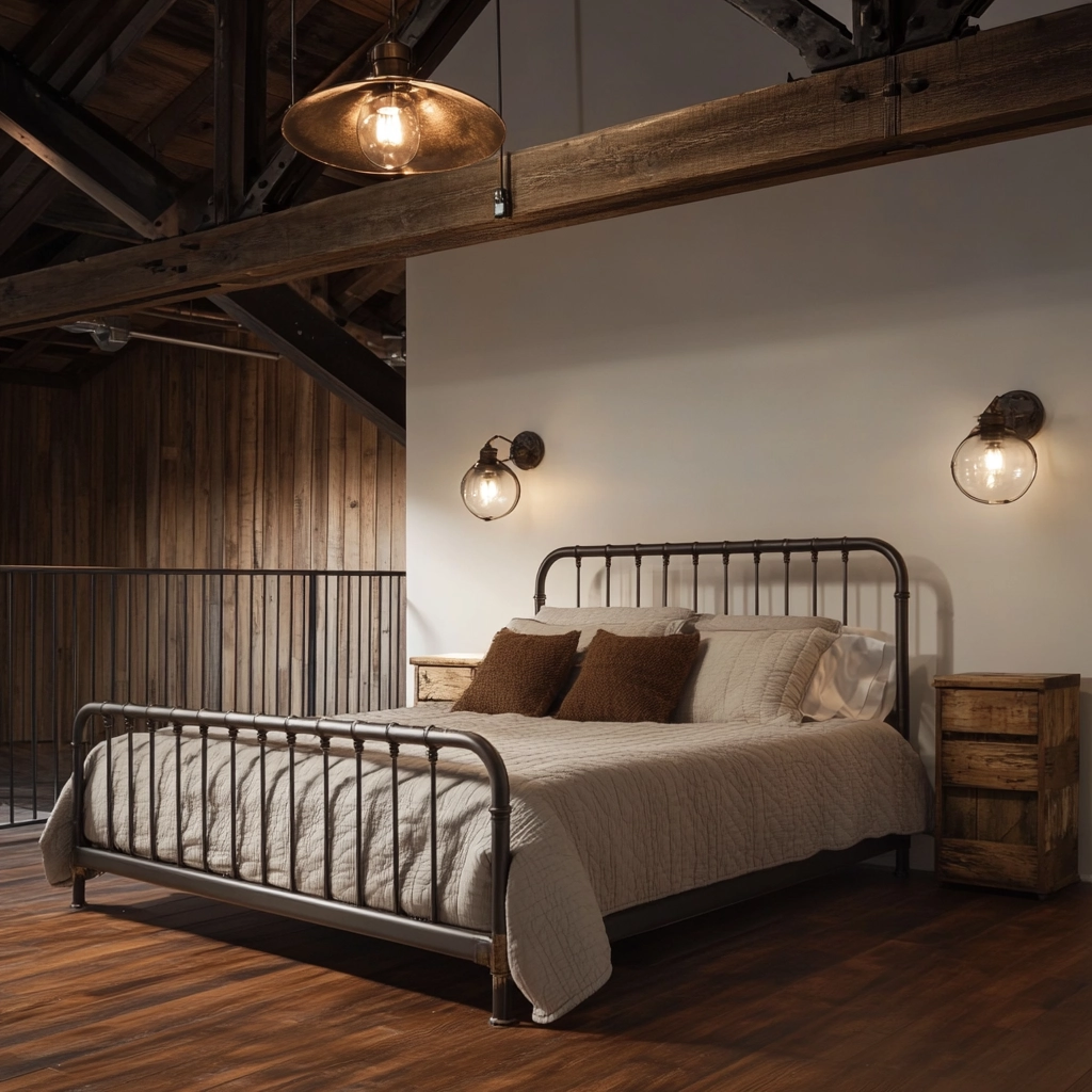 farmhouse bedroom color scheme 22