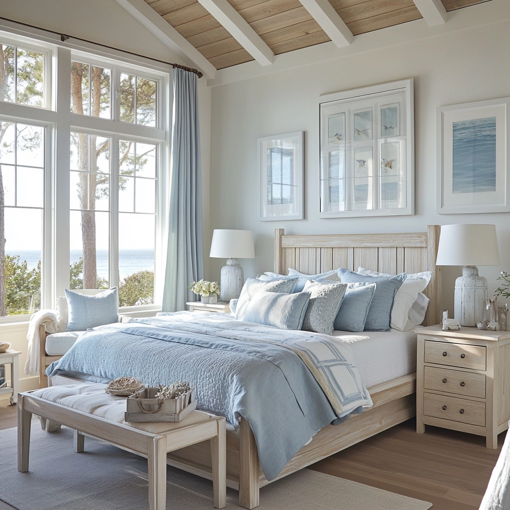 farmhouse bedroom color scheme 30