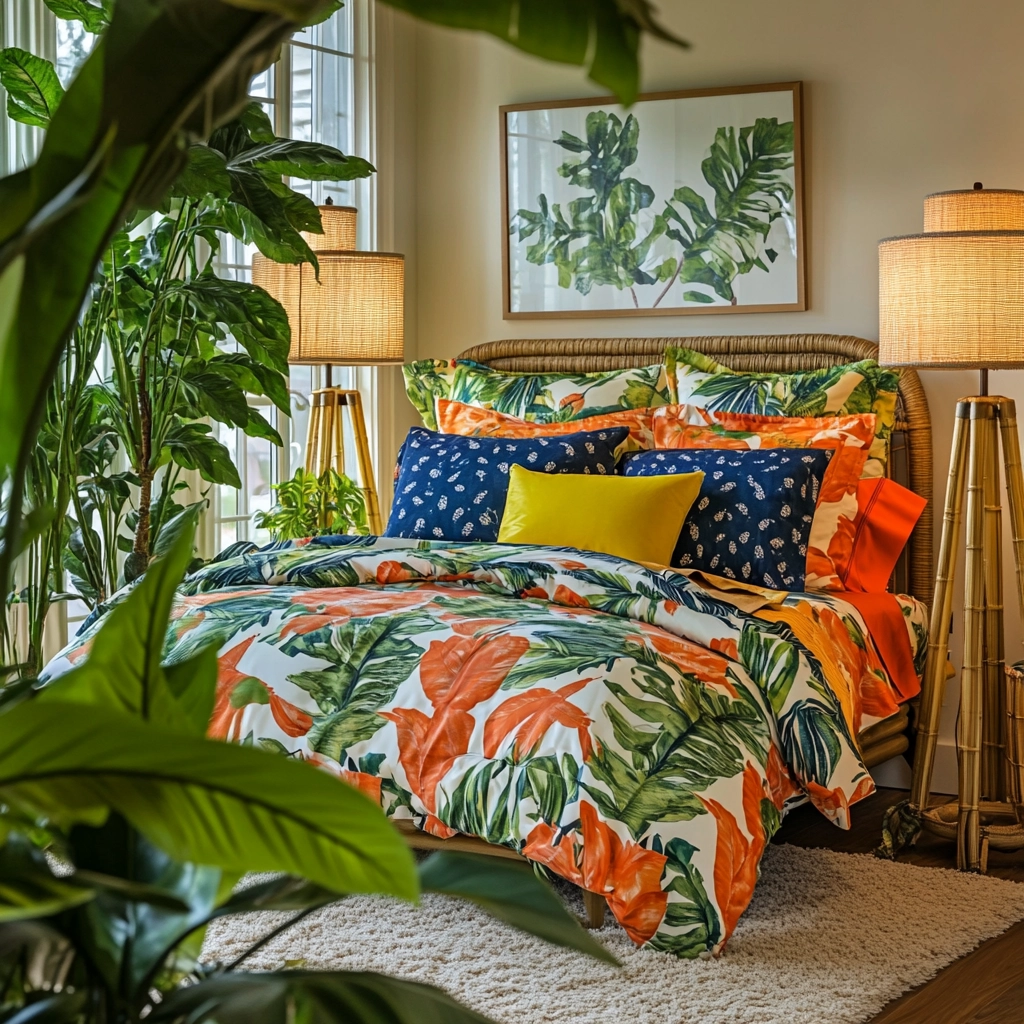 farmhouse bedroom color scheme 33