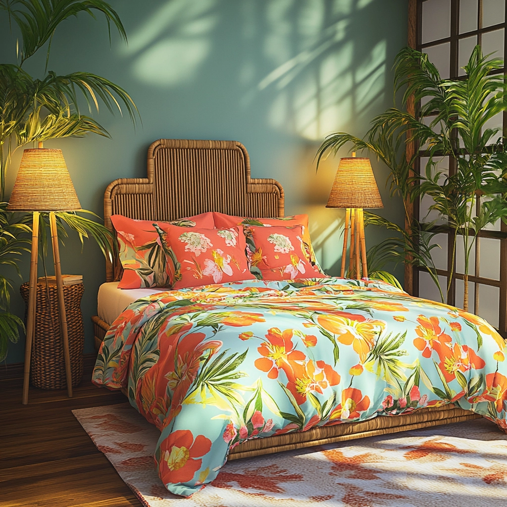 farmhouse bedroom color scheme 34