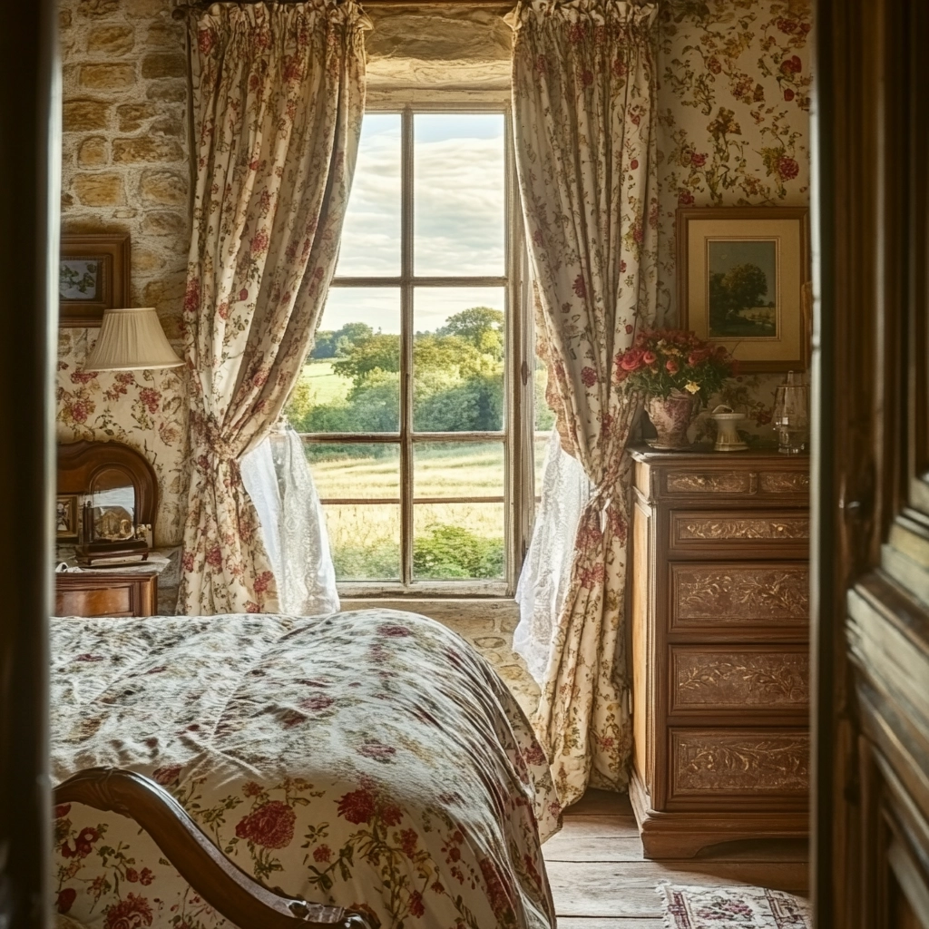 farmhouse bedroom color scheme 39
