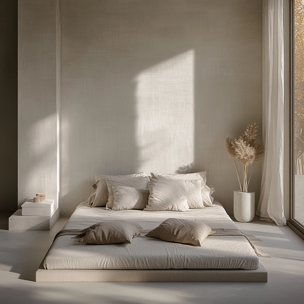 farmhouse bedroom color scheme 47