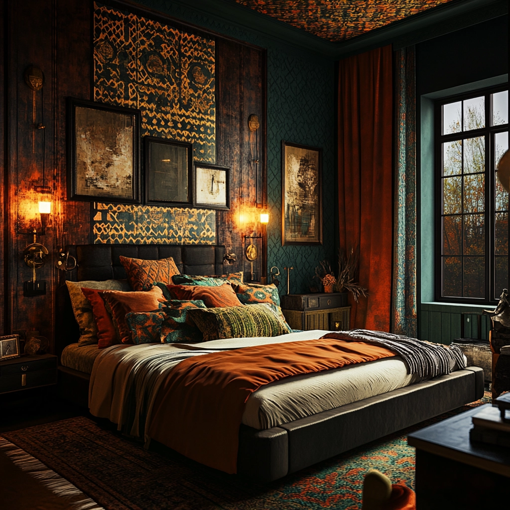 farmhouse bedroom color scheme 60