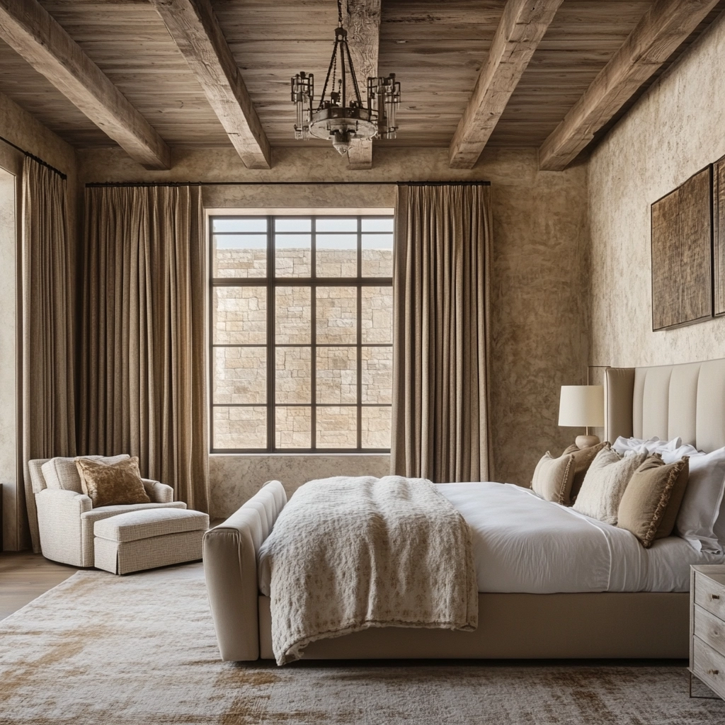 farmhouse bedroom color scheme 63