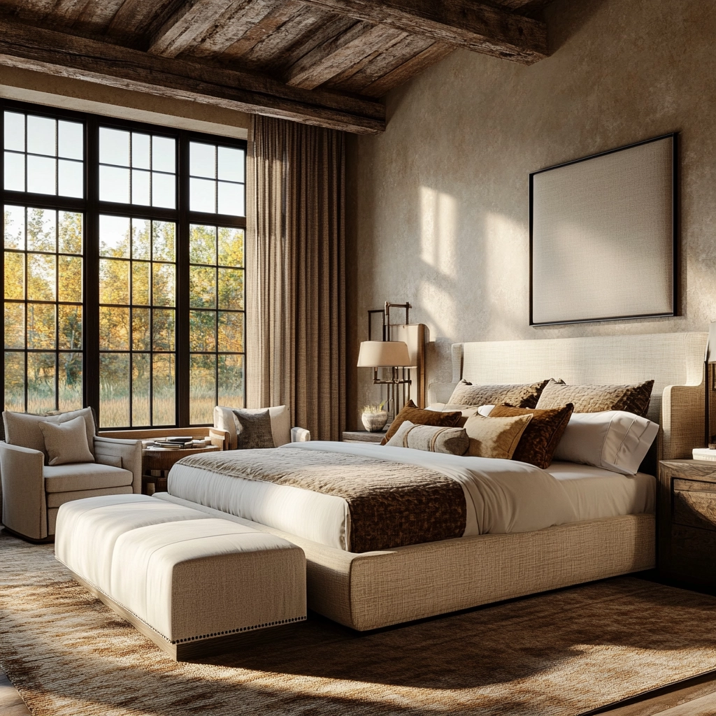 farmhouse bedroom color scheme 64