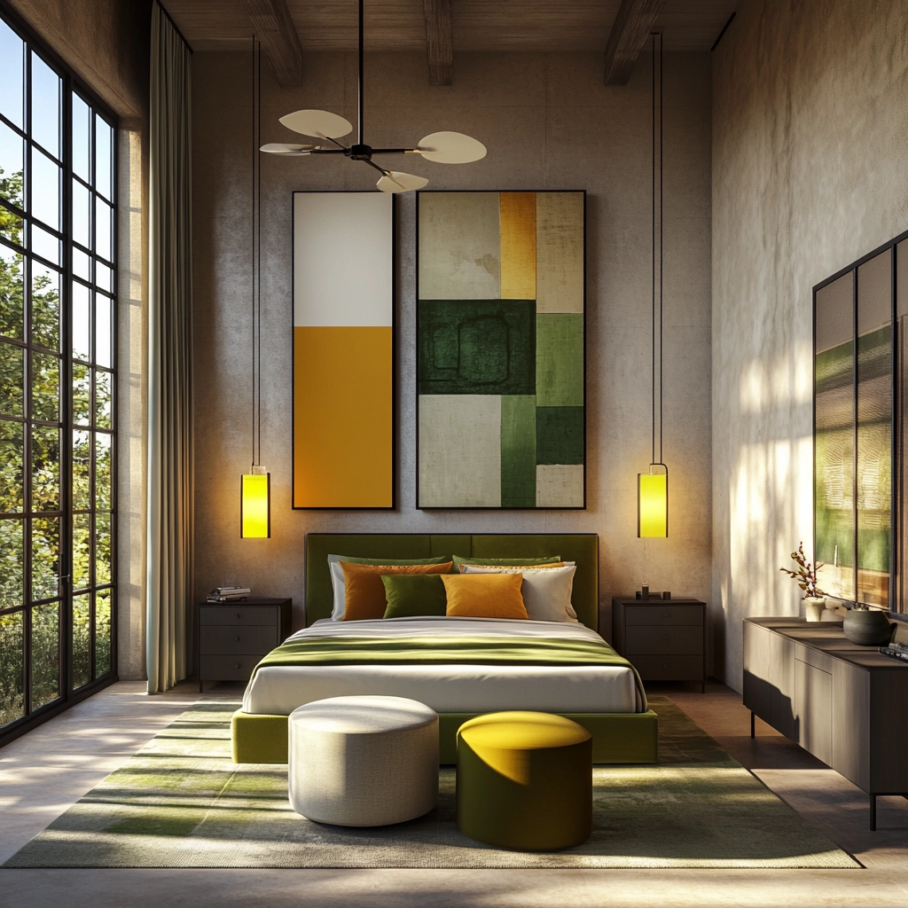 farmhouse bedroom color scheme 71