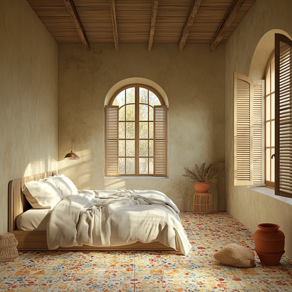 farmhouse bedroom color scheme 77