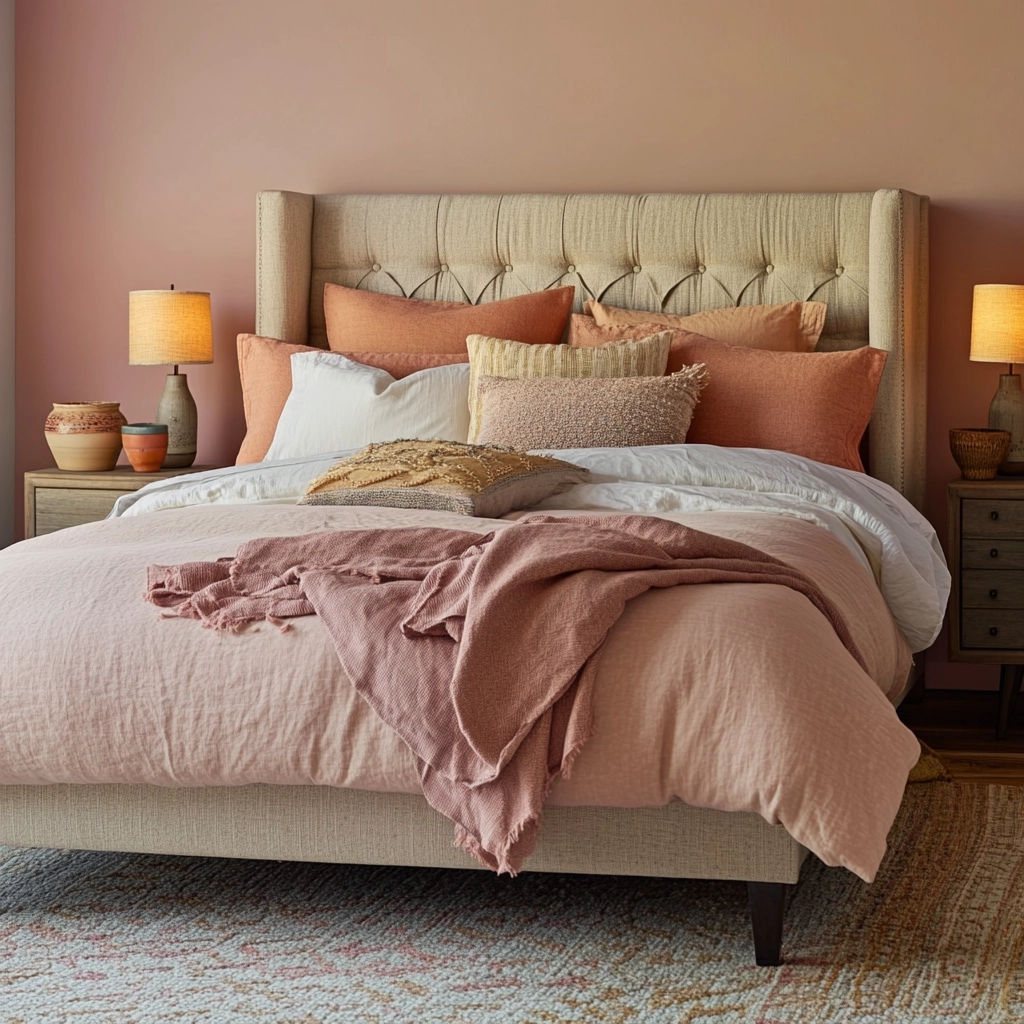 farmhouse bedroom color scheme 8