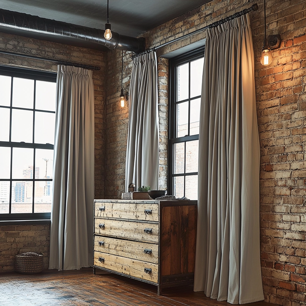 farmhouse bedroom curtain ideas 24