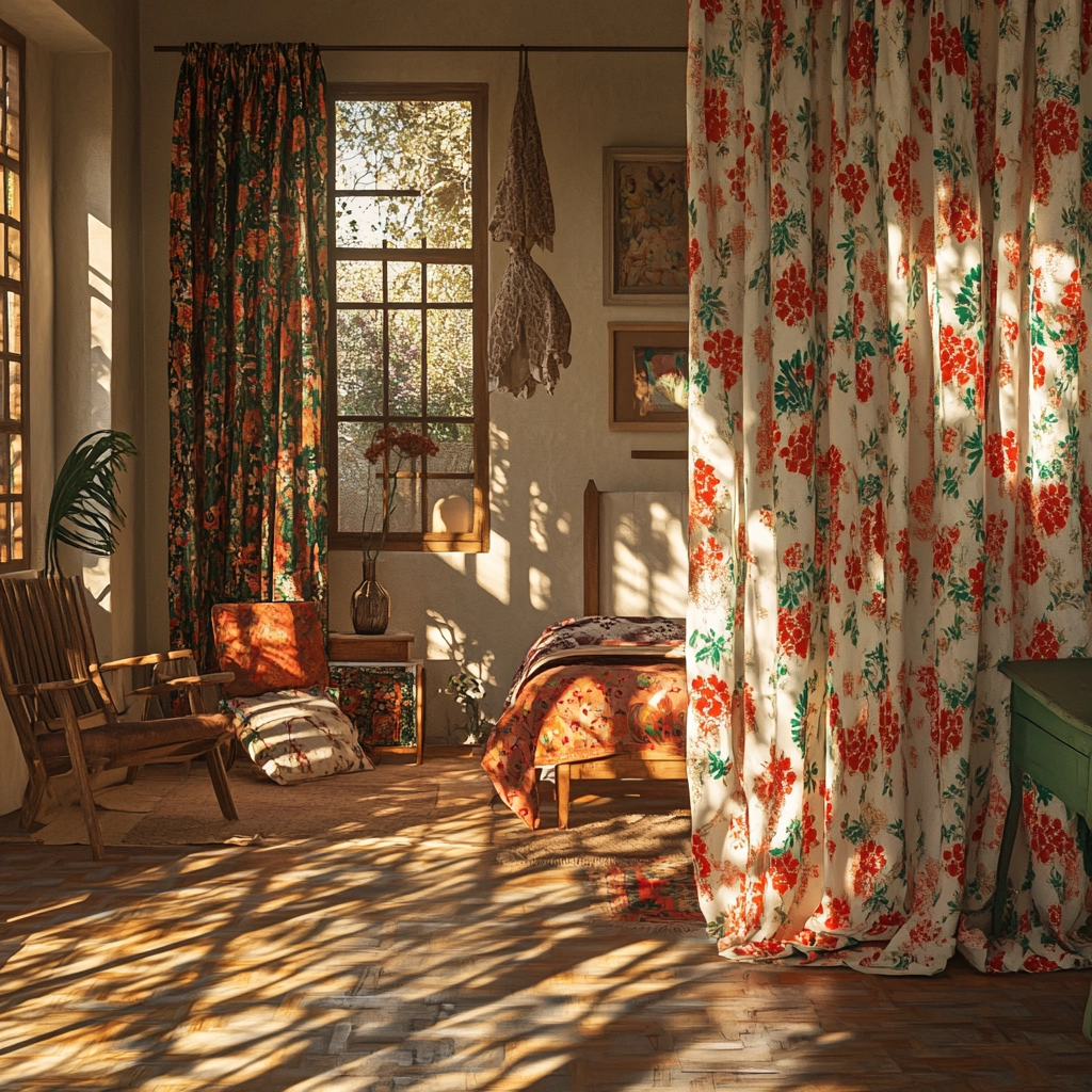 farmhouse bedroom curtain ideas 25