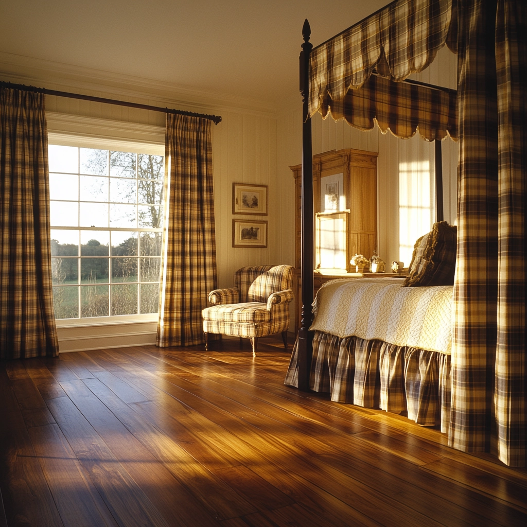 farmhouse bedroom curtain ideas 58