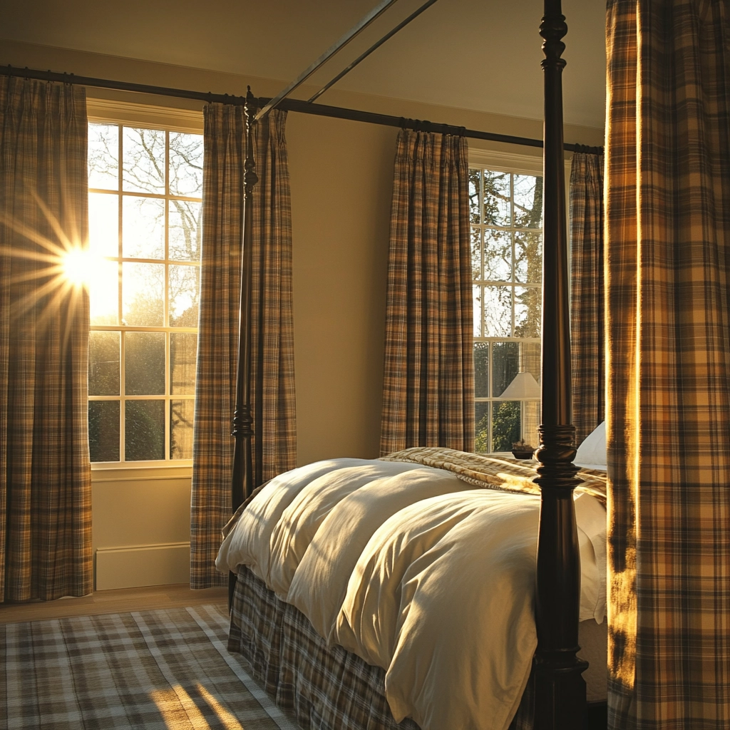 farmhouse bedroom curtain ideas 60