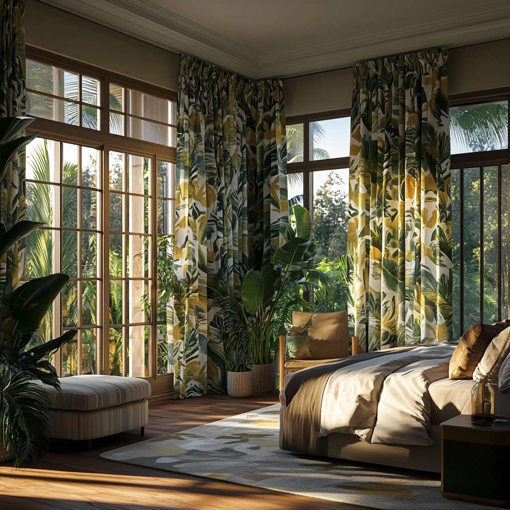 farmhouse bedroom curtain ideas 61