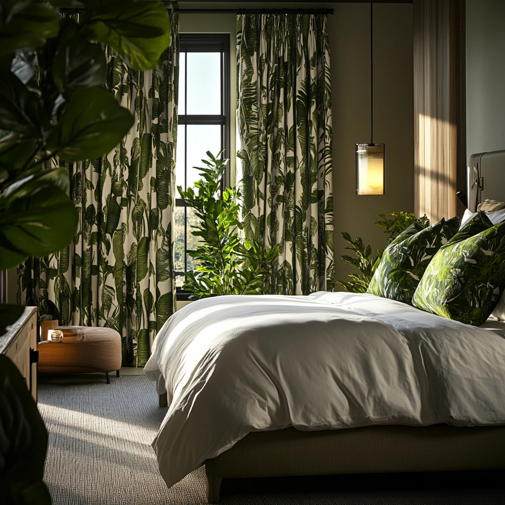 farmhouse bedroom curtain ideas 62