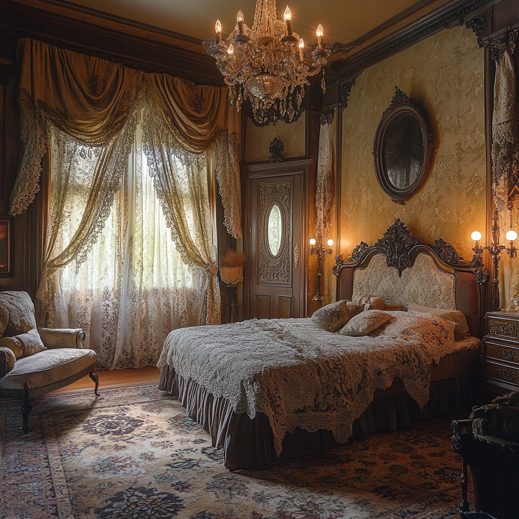 farmhouse bedroom curtain ideas 71