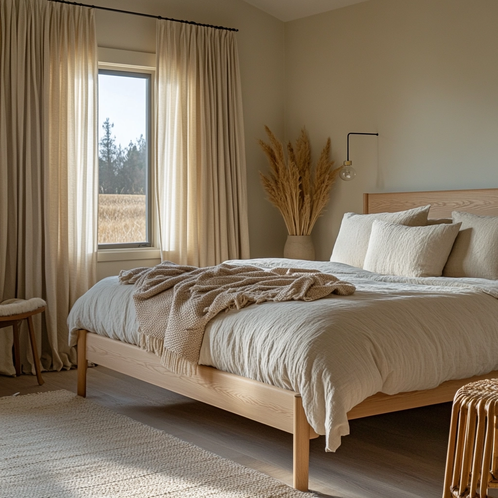 farmhouse bedroom curtains 19
