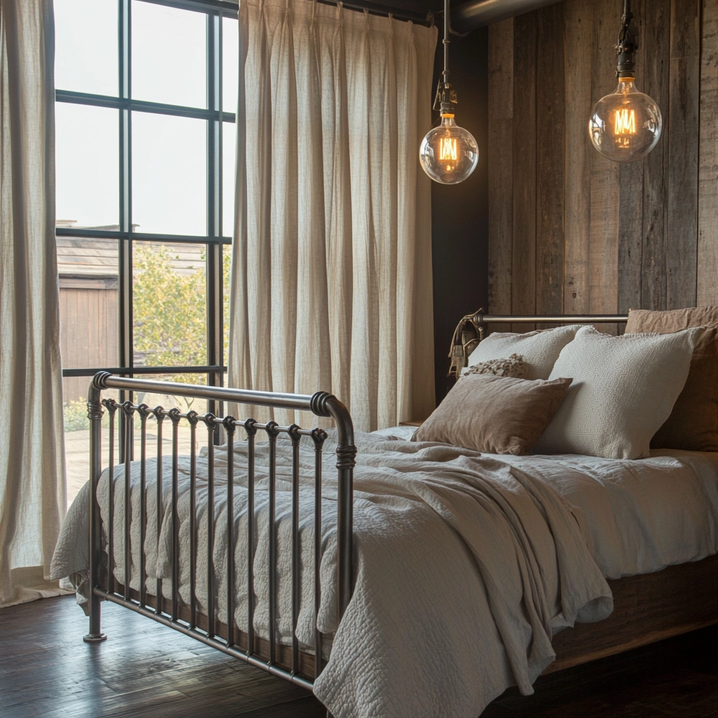 farmhouse bedroom curtains 27
