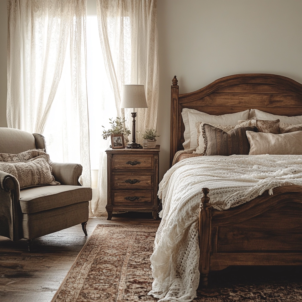 farmhouse bedroom curtains 3