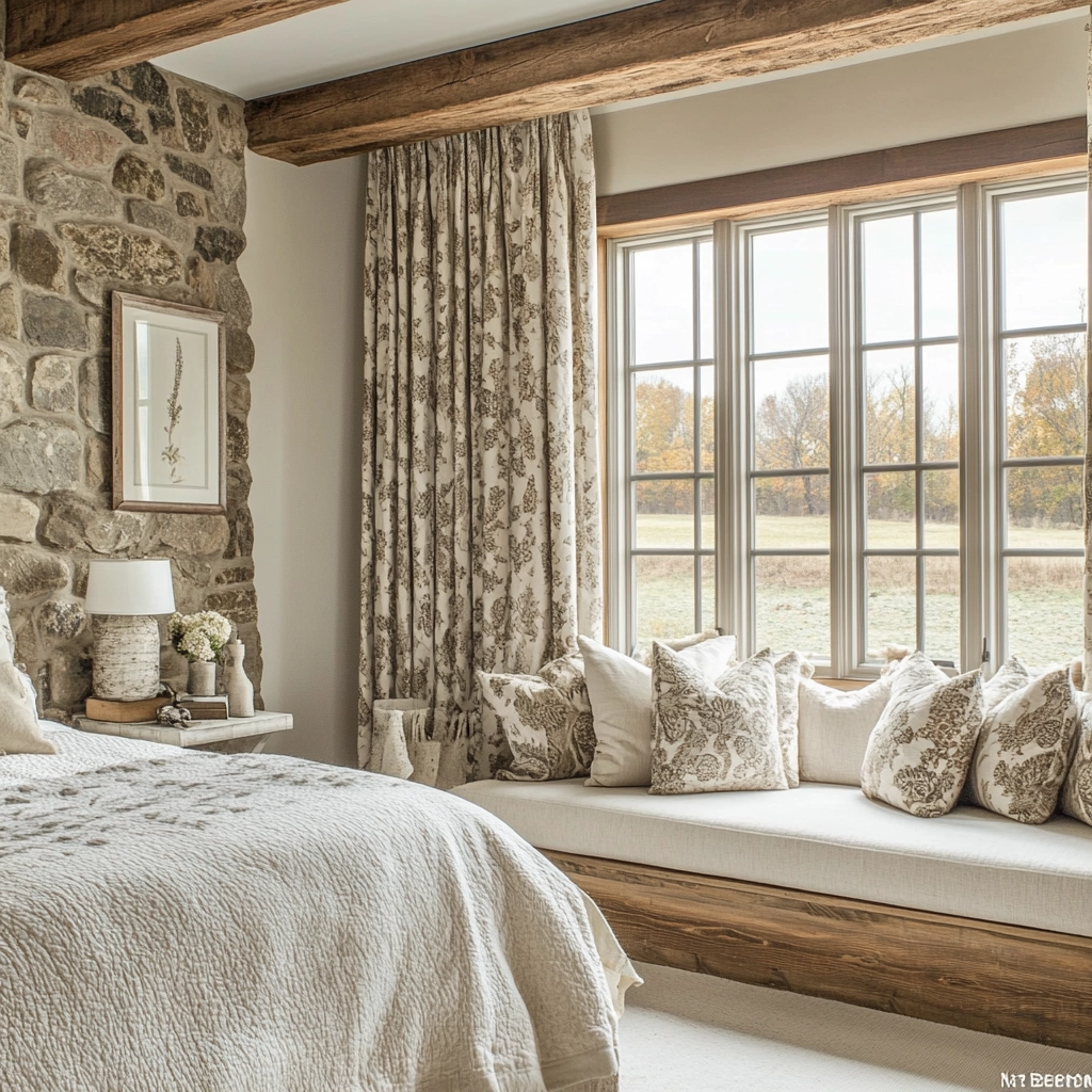 farmhouse bedroom curtains 39
