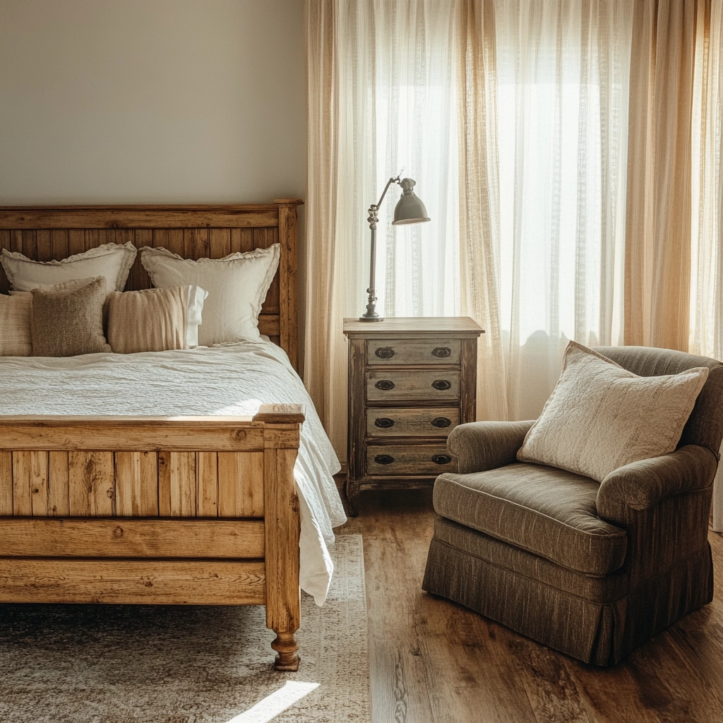 farmhouse bedroom curtains 4