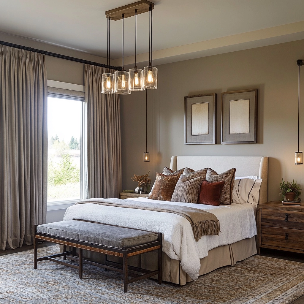 farmhouse bedroom curtains 41