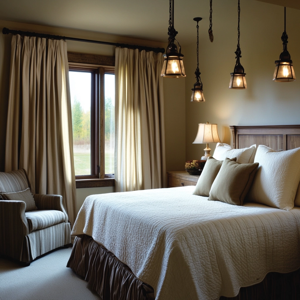 farmhouse bedroom curtains 43