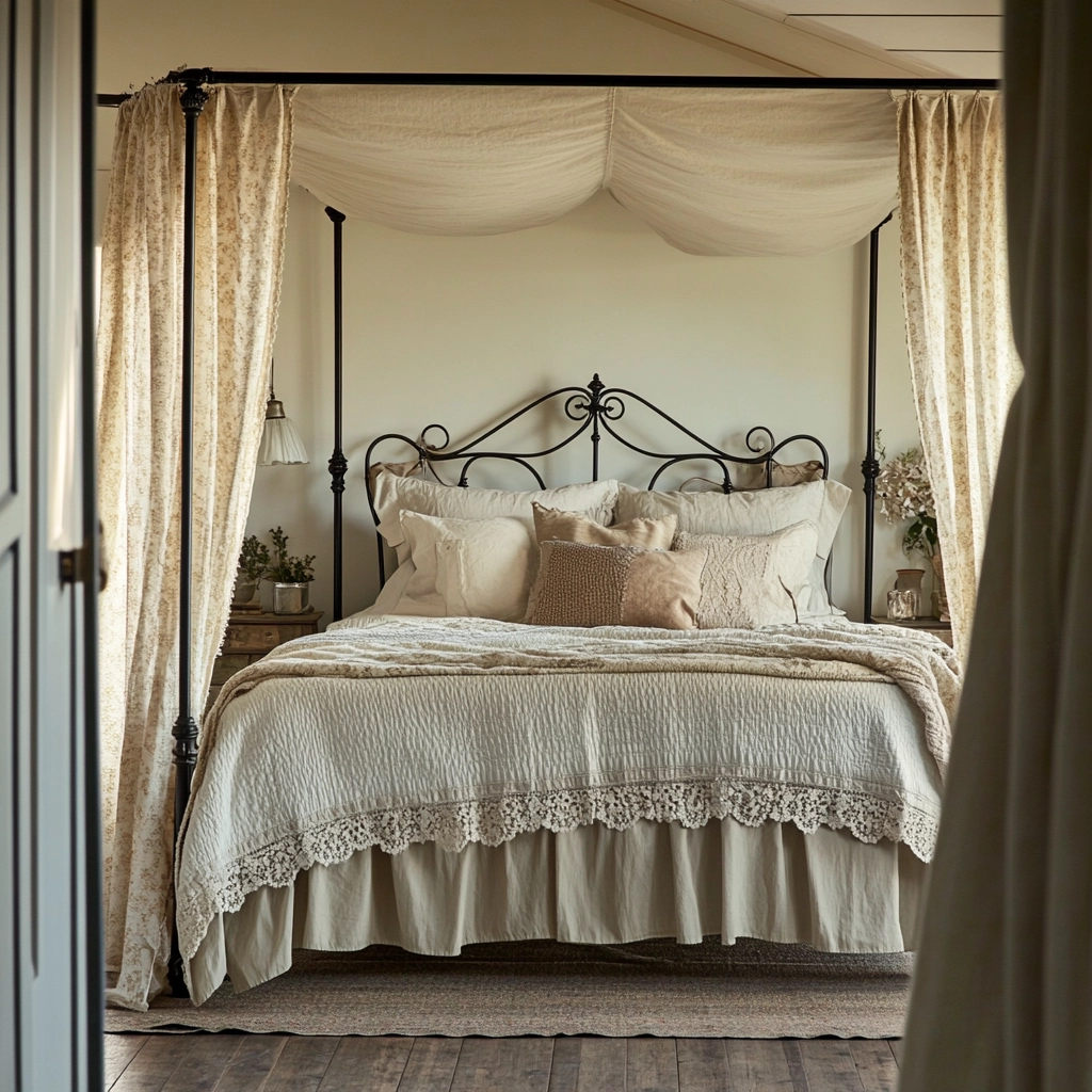 farmhouse bedroom curtains 45