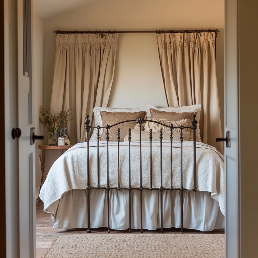 farmhouse bedroom curtains 47